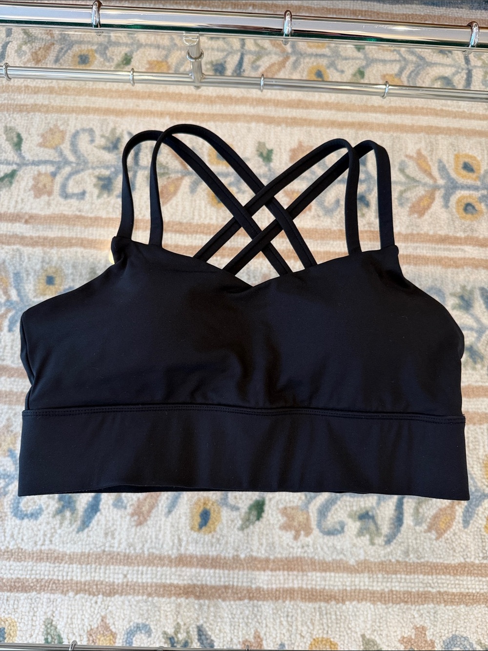 Corio Active Black Strappy Sports Bra